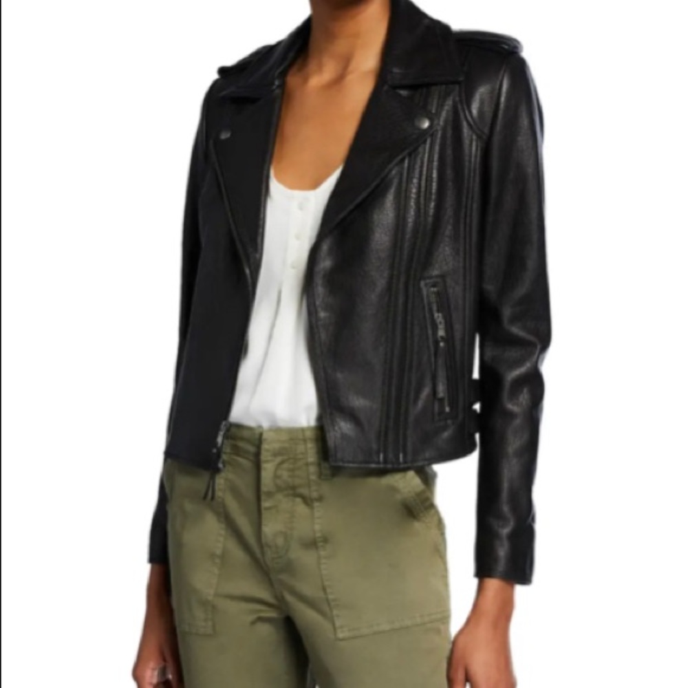 Joie Leolani Lamb Leather Moto Jacket